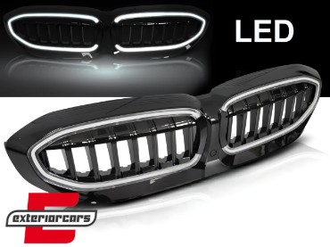 Prednja maska sa LED diodama (piano crna) / BMW serije 3 G20 limuzina G21 karavan (2018-06.2022), GRBMF0