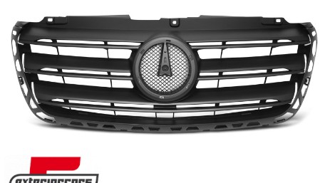Prednja maska Sport dizajn (mat crna) / Mercedes Sprinter W907 W910 (02.2018-), GRME53