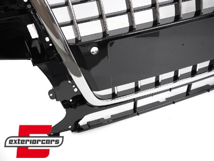 Prednja maska SQ5 dizajn (crna/chrome) / Audi Q5 8R (2008-2012), GRAUC6