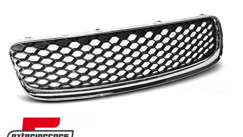 Prednja maska TTRS dizajn (chrome/crna) / Audi TT 8N (1998-2006), GRAU34