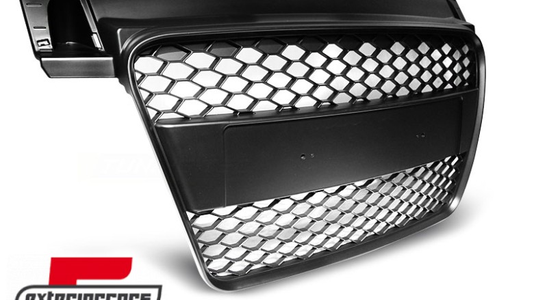 Prednja maska TTRS dizajn (mat crna) / Audi TT 8J (2006-2014), GRAU04