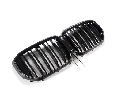 Prednja maska XM dizajn + LED (piano crna) / BMW X5 G05 LCI (04.2023-), GCP-080581
