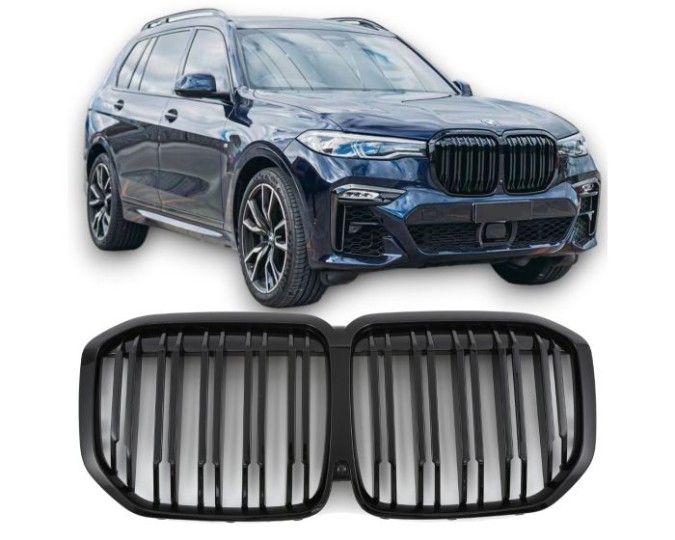 Prednja maska XM dizajn (piano crna) / BMW X7 G07 (2018-06.2022), GCP-080701