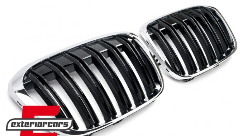Prednja maska XM look (chrome/crna) / BMW X1 SUV F48 (06.2015-2019), GCP-084804