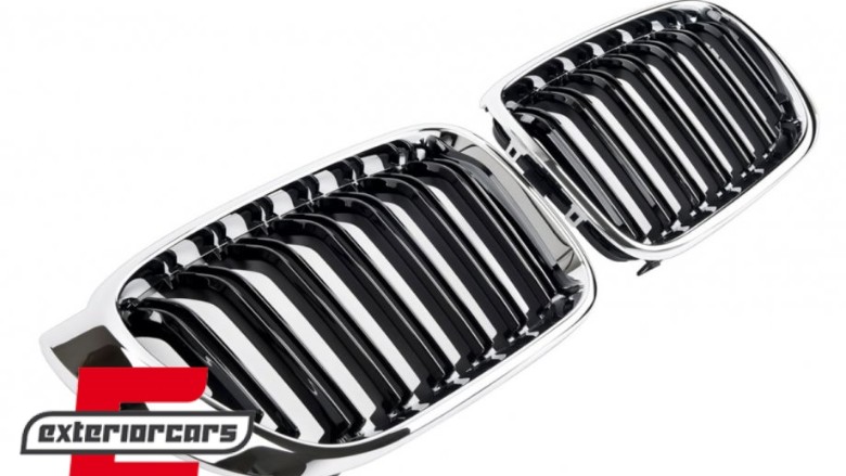 Prednja maska XM look (chrome/crna) / BMW X3 F25 LCI (2014-2017) X4 F26, GCP-083204