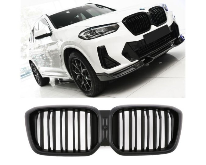 Prednja maska XM look (mat crna) / BMW X3 G01 (08.2021-2024) X4 G02 LCI (08.2021-2025), GCP-080112