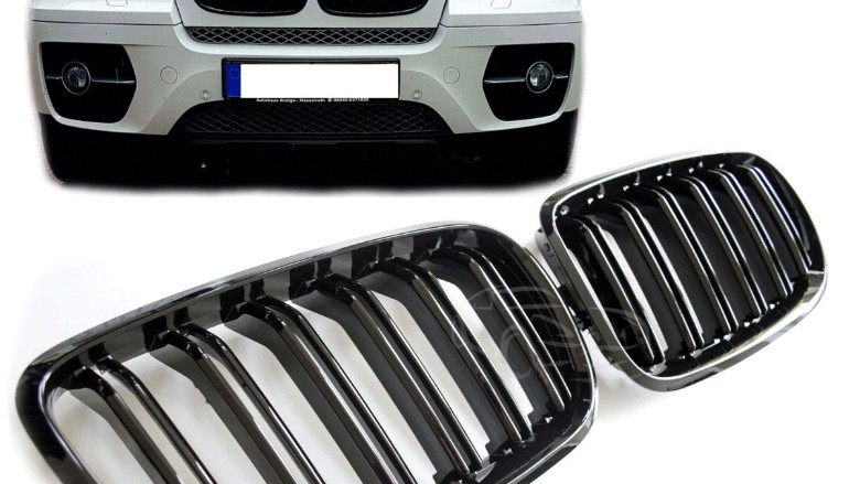 Prednja maska XM look (piano crna) / BMW X5 E70 X6 E71 (2007-2014), 5211096JOE