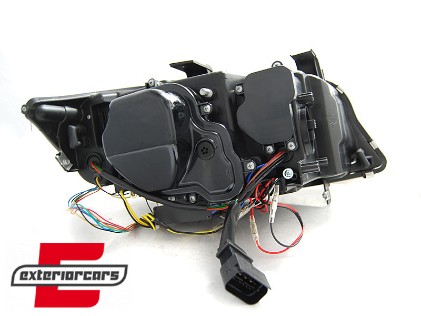 Prednja svjetla 3D Angel Eyes LED DRL Xenon (chrome) / BMW serije 3 E90 E91 LCI (2008-2011), LPBMM9