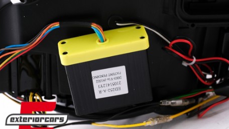 Prednja svjetla 3D Angel Eyes LED DRL Xenon (crna) / BMW serije 3 E90 E91 LCI (2008-2011), LPBMN0