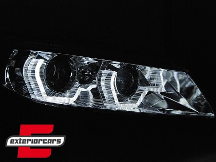 Prednja svjetla 3D Angel Eyes SEQ žmigavci XENON (chrome) / BMW Z4 E89 (2009-2013), LPBMM7