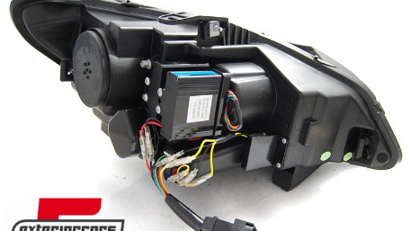 Prednja svjetla 3D Angel Eyes SEQ žmigavci XENON (crna) / BMW Z4 E89 (2009-2013), LPBMM8