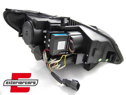 Prednja svjetla 3D Angel Eyes SEQ žmigavci XENON (crna) / BMW Z4 E89 (2009-2013), LPBMM8