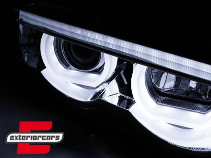 Prednja svjetla 3D LED Angel Eyes (chrome) / BMW serije 7 E38 (1994-1998), LPBML5