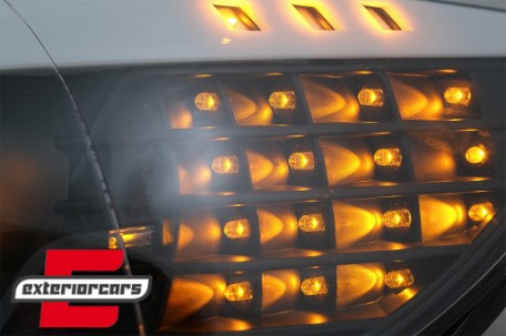Prednja svjetla 3D LED Angel Eyes LED žmigavci (crna) / BMW serije 3 E90 limuzina E91 karavan (03.2005-08.2008), LPBMK8