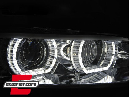Prednja svjetla 3D LED Angel Eyes Xenon (chrome) / BMW serije 3 E92 E93 (2006-2010), LPBMJ2