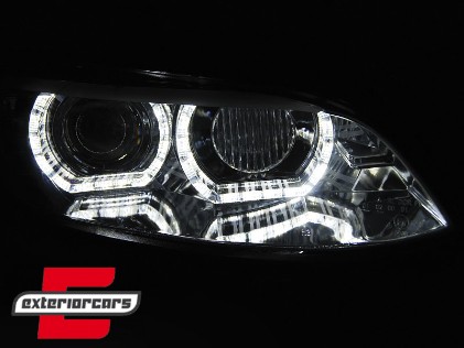 Prednja svjetla 3D LED Angel Eyes Xenon (chrome) / BMW serije 3 E92 E93 (2006-2010), LPBMJ2