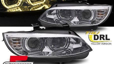 Prednja svjetla 3D LED Angel Eyes Xenon (chrome) / BMW serije 3 E92 E93 (2006-2010), LPBMS3