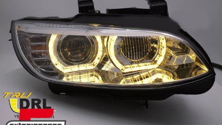 Prednja svjetla 3D LED Angel Eyes Xenon (chrome) / BMW serije 3 E92 E93 (2006-2010), LPBMS3