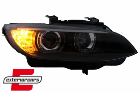 Prednja svjetla 3D LED Angel Eyes Xenon (crna) / BMW serije 3 E92 E93 (2006-2010), LPBMJ3