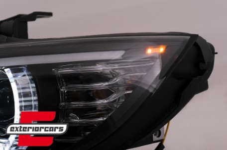 Prednja svjetla 3D LED Angel Eyes Xenon (crna) / BMW serije 3 E92 E93 (2006-2010), LPBMJ5