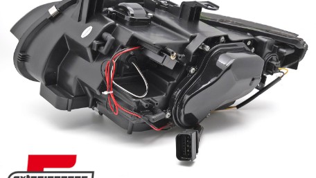 Prednja svjetla 3D LED Angel Eyes Xenon (crna) / BMW serije 3 E92 E93 (2006-2010), LPBMS4