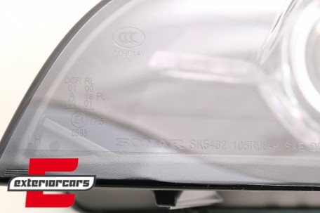 Prednja svjetla 3D LED Angel Eyes XENON (crna) / BMW X5 E70 (2007-2010), LPBMJ8