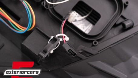 Prednja svjetla 3D LED Angel Eyes XENON (crna) / BMW X5 E70 (2007-2010), LPBMK0