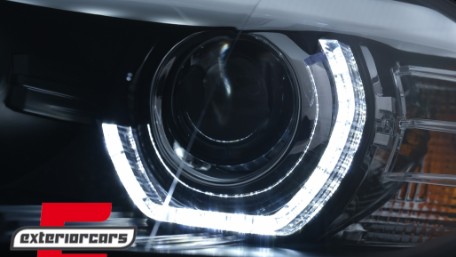 Prednja svjetla 3D LED Angel Eyes XENON (crna) / BMW X5 E70 (2007-2010), LPBMK0