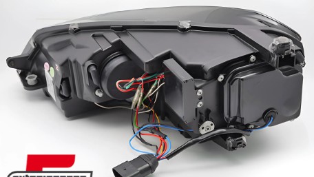 Prednja svjetla 3D LED DRL LED SEQ žmigavci R-line dizajn / VW Golf 7 VII (2012-2017), LPVWV5