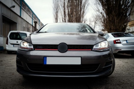 Prednja svjetla 3D LED DRL SEQ žmigavci GTI dizajn / VW Golf 7 VII (2012-2017), LPVX04