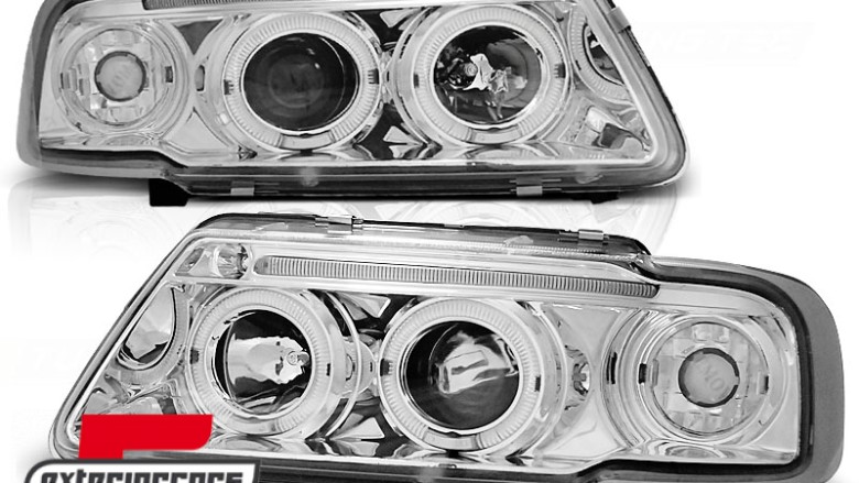 Prednja svjetla Angel Eyes (chrome) / Audi A3 (1996-2000), LPAU16