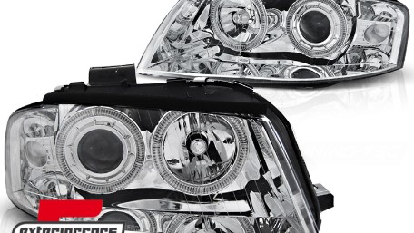 Prednja svjetla Angel Eyes (chrome) / Audi A3 8P 8PA (2003-2008), LPAU77