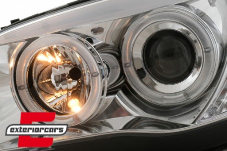Prednja svjetla Angel Eyes (chrome) / BMW serije 1 E81 E82 E87 E88 (2004-2011), LPBM79