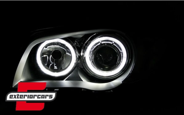 Prednja svjetla Angel Eyes (chrome) / BMW serije 1 E81 E82 E87 E88 (2004-2011), LPBMD4