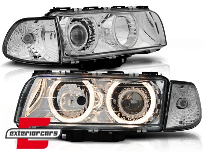 Prednja svjetla Angel Eyes (chrome) / BMW serije 7 E38 (1994-1998), LPBM14