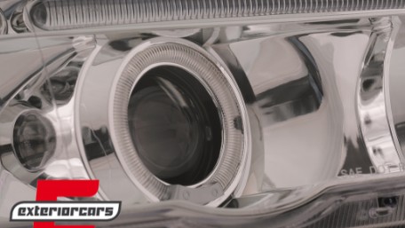 Prednja svjetla Angel Eyes (chrome) / BMW X5 E53 (1999-2003), LPBM42