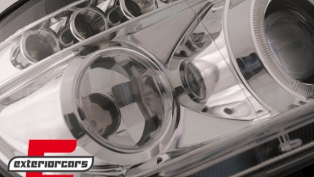 Prednja svjetla Angel Eyes (chrome) / BMW X5 E53 (1999-2003), LPBM42