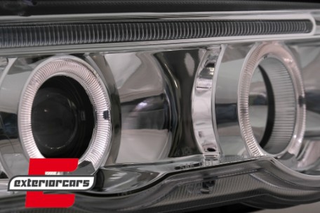 Prednja svjetla Angel Eyes (chrome) / BMW X5 E53 (1999-2003), LPBM42