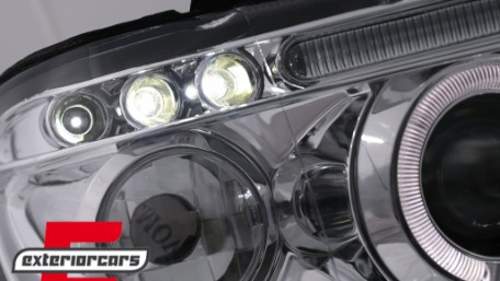Prednja svjetla Angel Eyes (chrome) / BMW X5 E53 (1999-2003), LPBM42