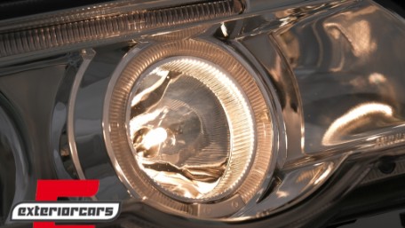 Prednja svjetla Angel Eyes (chrome) / BMW X5 E53 (1999-2003), LPBM42