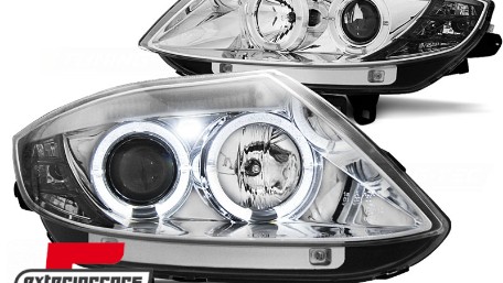 Prednja svjetla Angel Eyes (chrome) / BMW Z4 E85 E86 (2002-2008), LPBM77