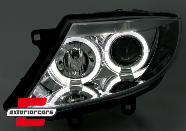 Prednja svjetla Angel Eyes (chrome) / BMW Z4 E85 E86 (2002-2008), LPBM77