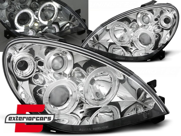 Prednja svjetla Angel Eyes (chrome) / Citroen Xsara (09.2000-10.2004), LPCI04