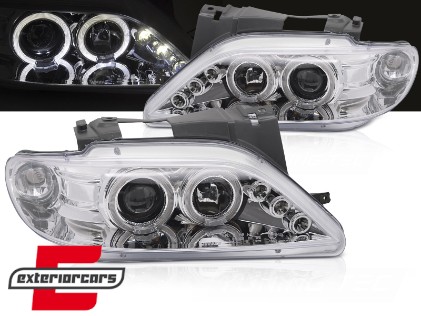 Prednja svjetla Angel Eyes (chrome) / Citroen Xsara (1997-2000), LPCI13