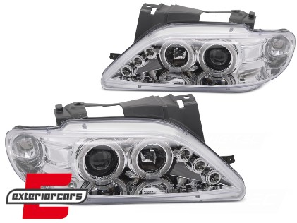 Prednja svjetla Angel Eyes (chrome) / Citroen Xsara (1997-2000), LPCI13