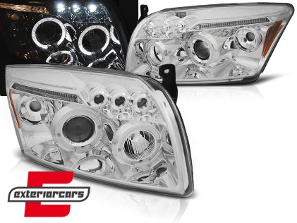 Prednja svjetla Angel Eyes (chrome) / Dodge Caliber (2006-2012), LPDO19