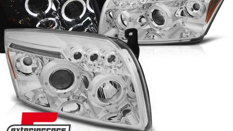 Prednja svjetla Angel Eyes (chrome) / Dodge Caliber (2006-2012), LPDO19