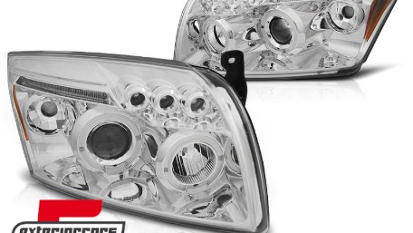 Prednja svjetla Angel Eyes (chrome) / Dodge Caliber (2006-2012), LPDO19