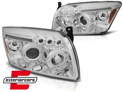 Prednja svjetla Angel Eyes (chrome) / Dodge Caliber (2006-2012), LPDO19