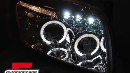 Prednja svjetla Angel Eyes (chrome) / Dodge Caliber (2006-2012), LPDO19